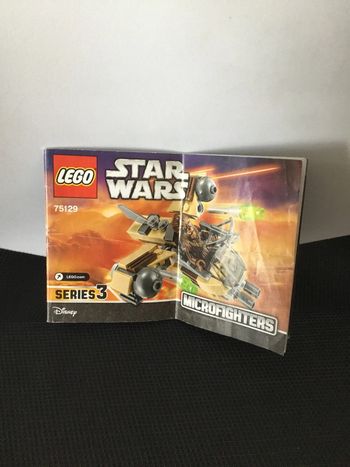 Lego Star Wars microfighters série 3 notice set 75129  Wookiee gunship