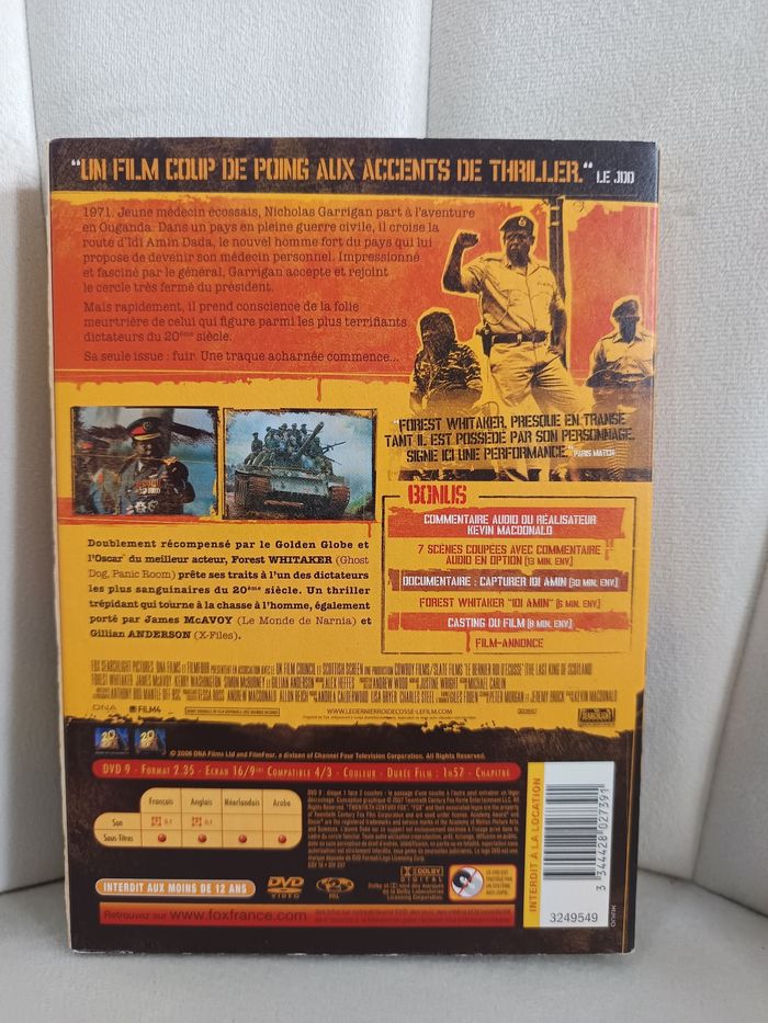 Dvd " Le dernier Roi d'Écosse " - photo numéro 2