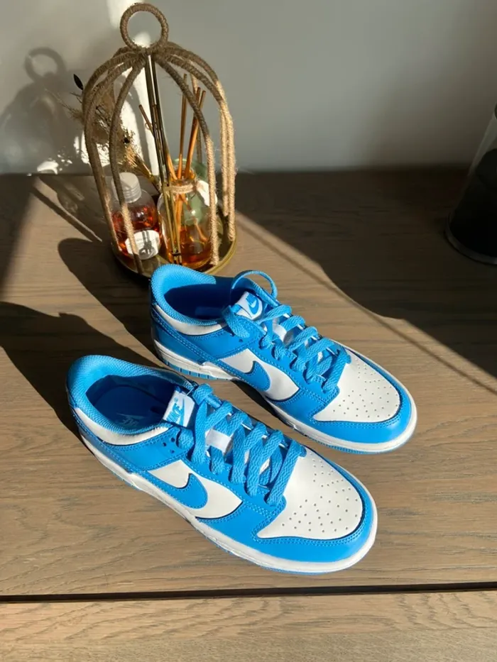 Nike Dunk Low (GS) university blue white taille 36 - photo numéro 4