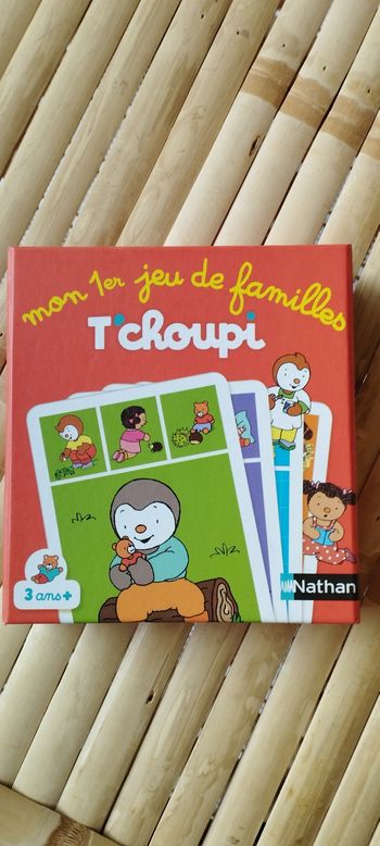 Jeux de société Mon premier jeu de familles T'choupi 