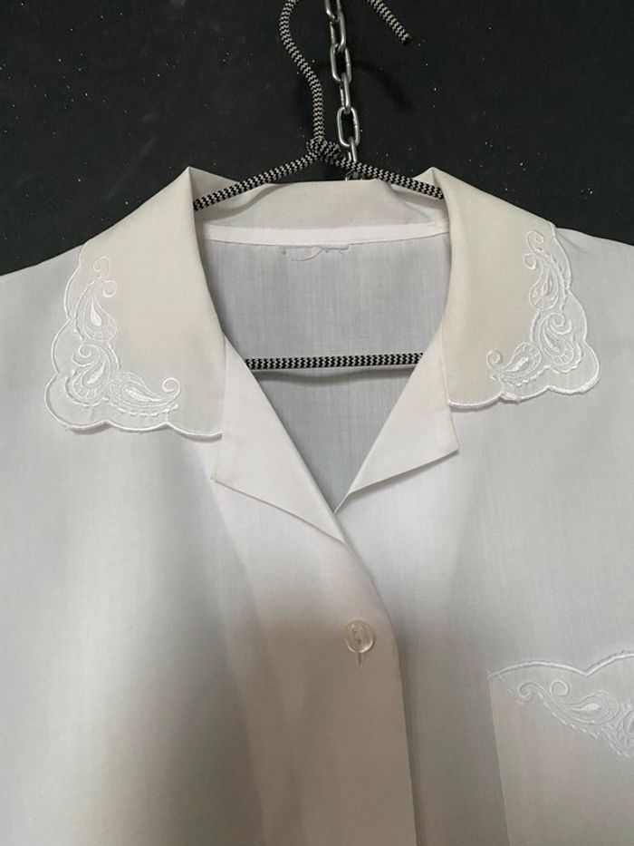 Chemisier col et poche brodé 38/40/42 voir mensurations