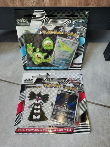 2 Tripack Pokémon Foudre Noire et Flamme Blanche EV10.5 Symbios + Sidérella écarlate et violet neuf scellé fr