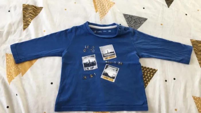 T-shirt manches longues 9 mois