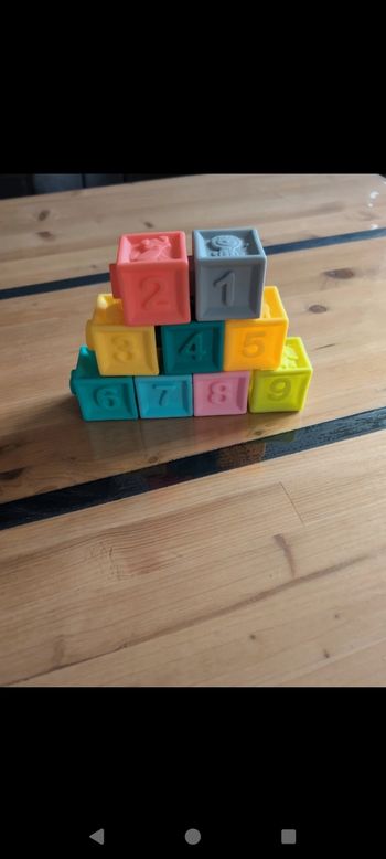Cubes souples empilables Ludi
