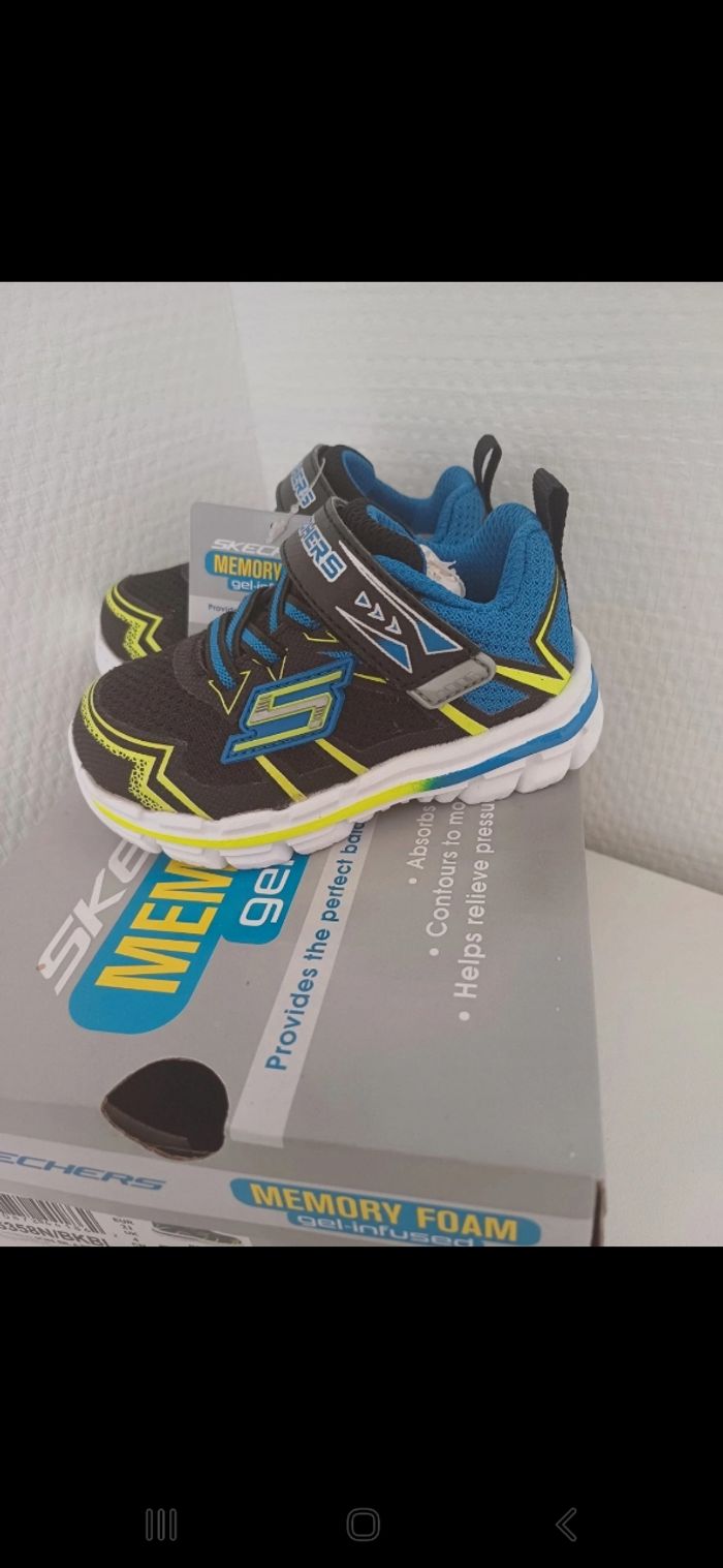 Basket garçon skechers - photo numéro 2