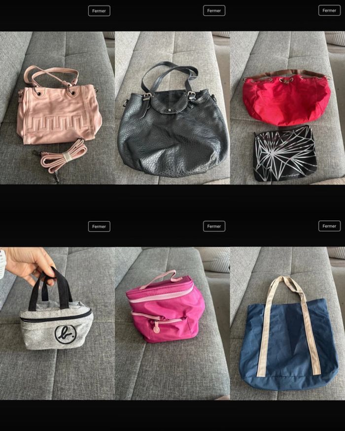 Lot sac en tout genre