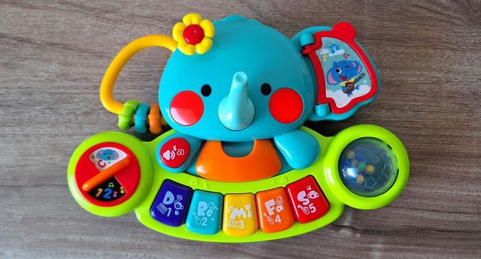 Jouet musical pour bébé éléphant - photo numéro 3