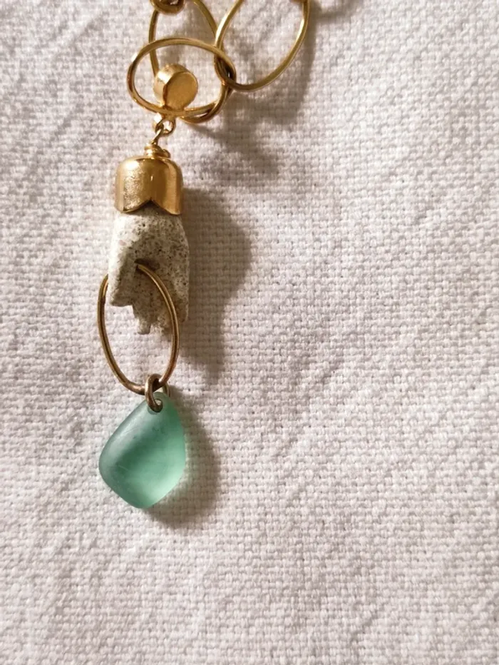 🙏 collier namaste🌿 Main en jaspe paysagé 💚 - photo numéro 3