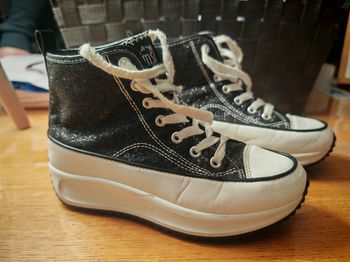 Chaussures paillettes converse 