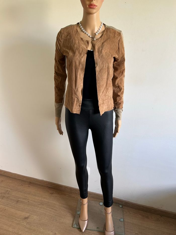 Gilet léger beige et doré River Woods taille S jamais porté - photo numéro 3