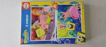 2 Puzzles Bob l'éponge 48 pièces