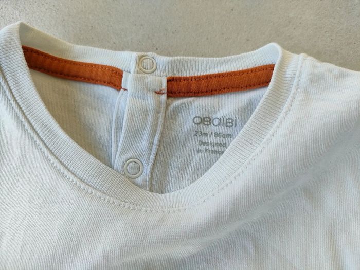 Tee-shirt blanc animaux - Taille 23 mois - photo numéro 3