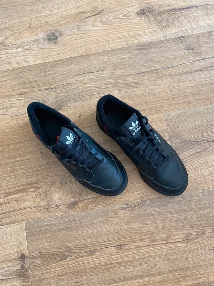 Adidas Continental 80 F99786 – Noir Vintage – Taille 38,5 – État Neuf - photo numéro 2