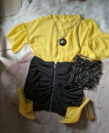 Jupe drapée FÉES FEMMES