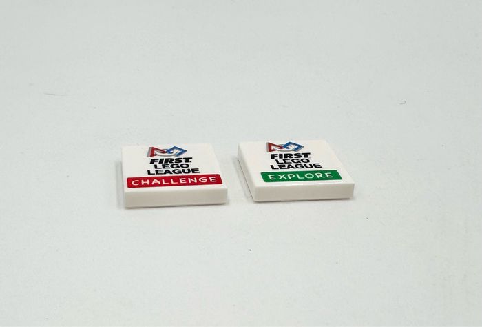 Lego Accessoires City : Lot de 2 tiles 2x2 First Lego League - NEUF - photo numéro 5
