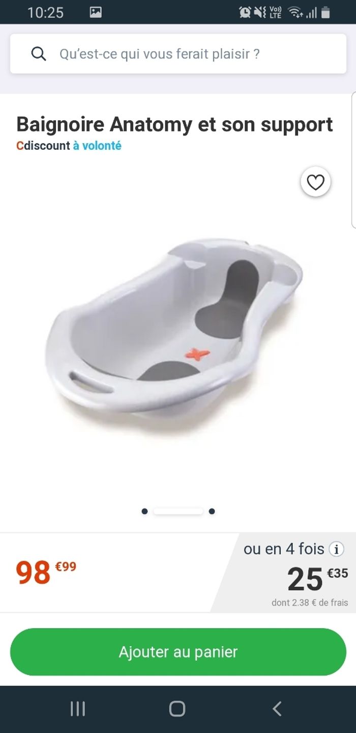 Vends baignoire bébé - photo numéro 3