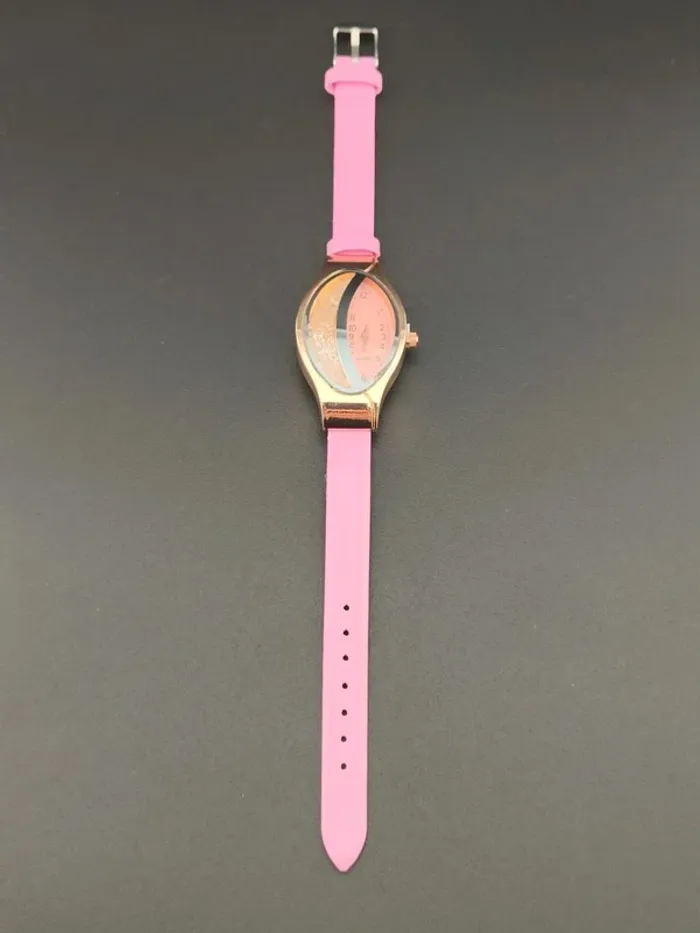 Montant losange rose & perle, doré élégante - photo numéro 3