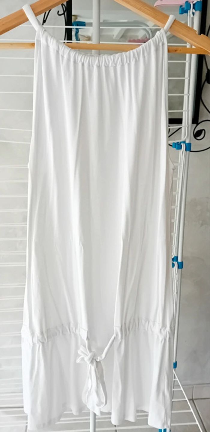Débardeur long blanc