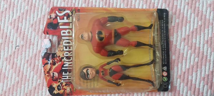 Pack vintage de 2 figurines Mr Incredible Les indestructibles