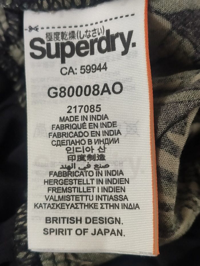 Belle combinaison Superdry "jungle" à bretelles S très bon état - photo numéro 7