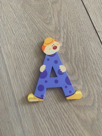Lettre A en bois