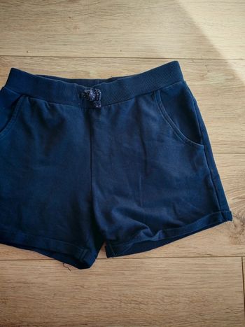 Short fille name it bleu marine 9 ans