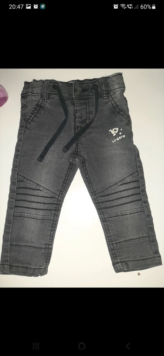 Jean bébé fille 9-12 mois (c4)