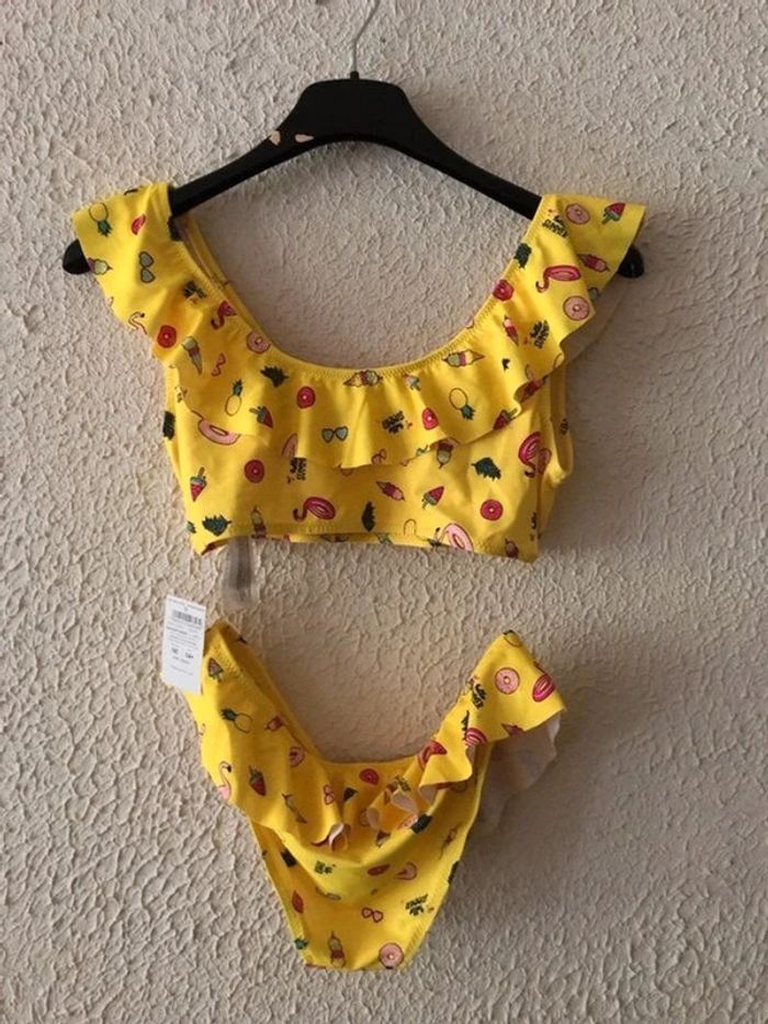 Maillot de bain 2 pièces T12/13 ans - photo numéro 2