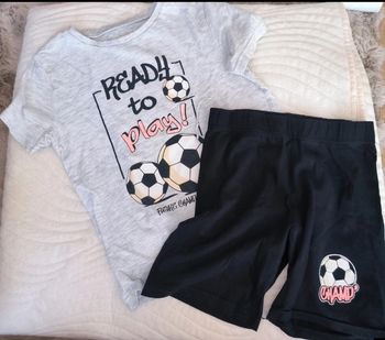 Pyjama court Inextenso 8 ans - Thème Football "Ready to Play"