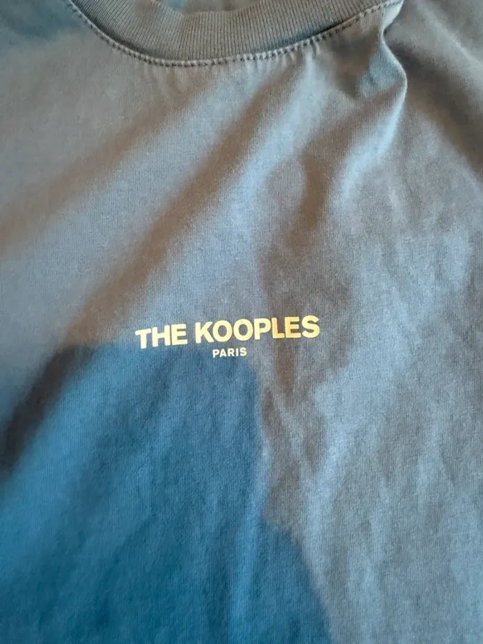 T-shirt The Kooples bleu - photo numéro 3