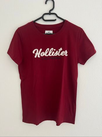 Tee shirt Hollister bordeaux taille M