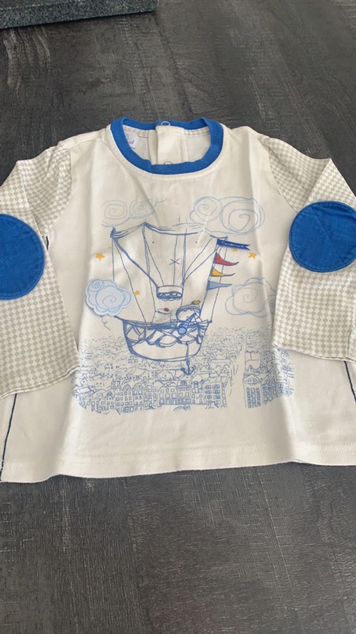 Lot de 2 polos/ Tee shirts manches longues - photo numéro 3