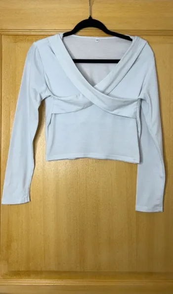 Crop top col croisé – T36