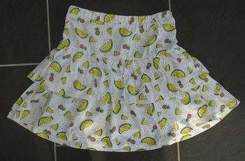 Jolie jupe à volants fille 10 ans (138-143 cm)