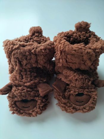 Chaussons ours cosy sole