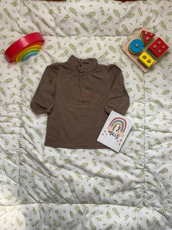 sous pull col roulé 12 mois marron tex