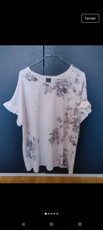 Blouse femme manches courtes