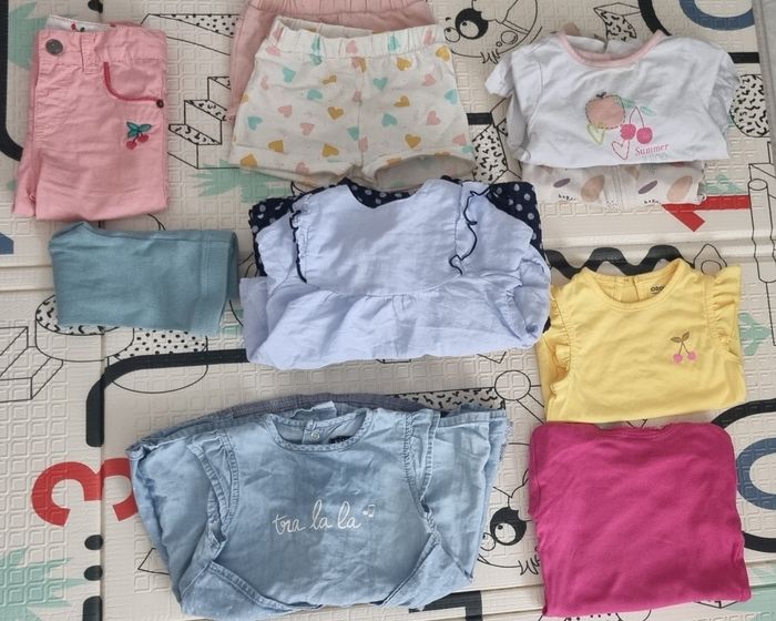 Lot vêtements fille 9 mois
