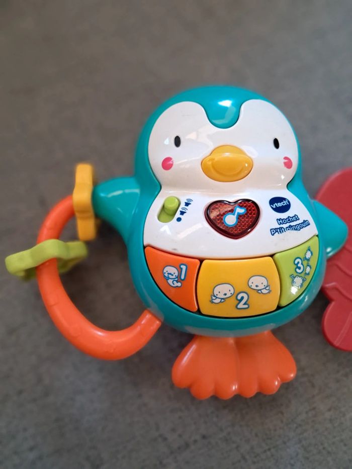 Jouets premier age Vtech Hochet p'tit pingouin - photo numéro 4