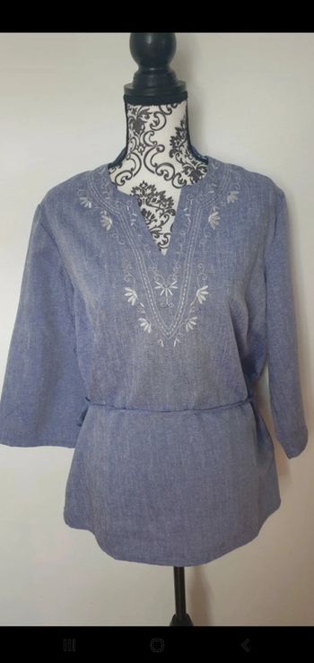 Blouse daxon cordon a la taille