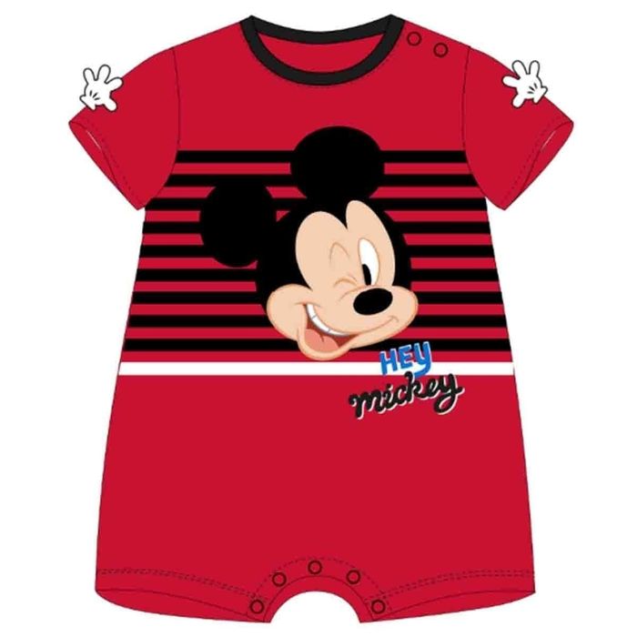 Combishort Mickey rouge 23 mois