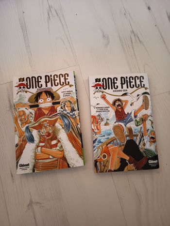 Lot de 2 mangas one piece 