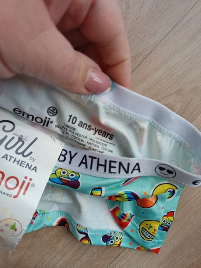 Culotte boxer neuf Athena emoji - photo numéro 2