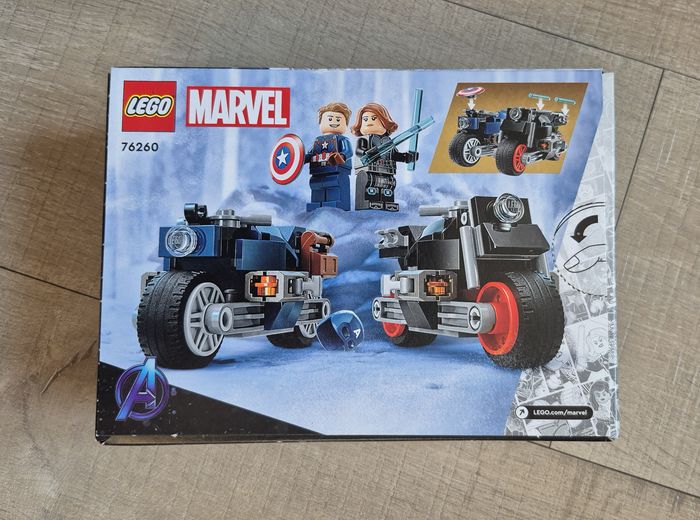 2023 Lego 76260 Marvel Super Heroes Captain America Black Widow Motorcycles Neuf - photo numéro 3