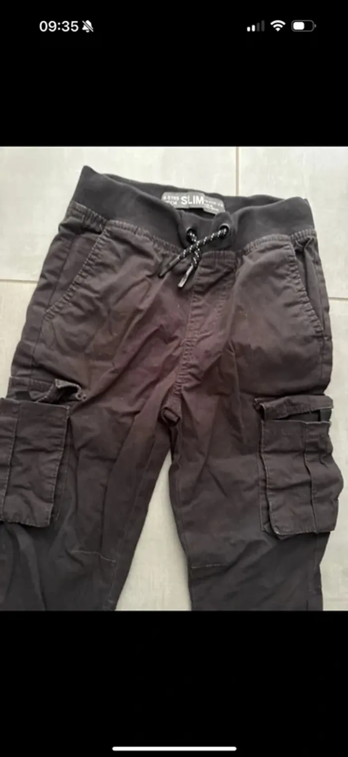 Pantalon cargo enfant taille 110 h&m - photo numéro 2