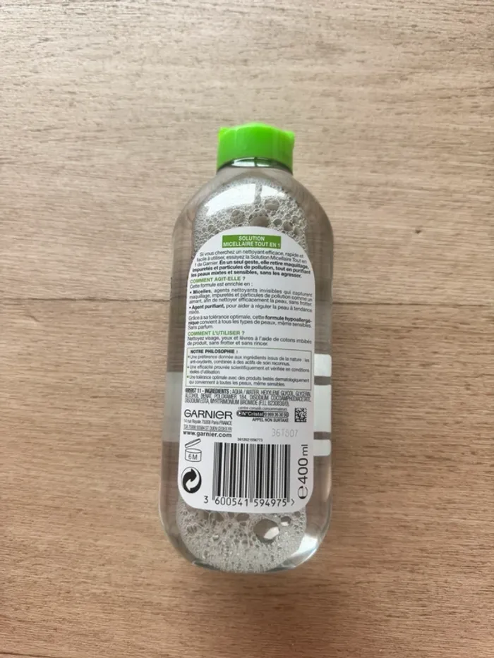 Garnier eau micellaire - photo numéro 2