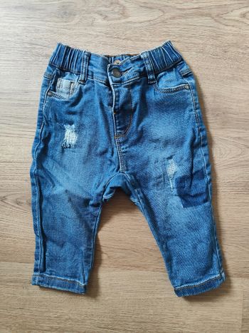Pantalon bébé effet usé