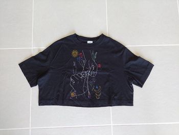 T-shirt manches courtes top crop Pimkie taille XS / 34