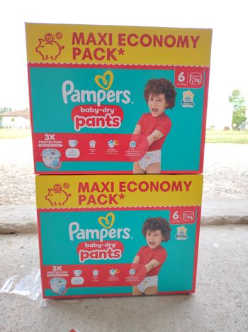 Couche pampers pants taille 6