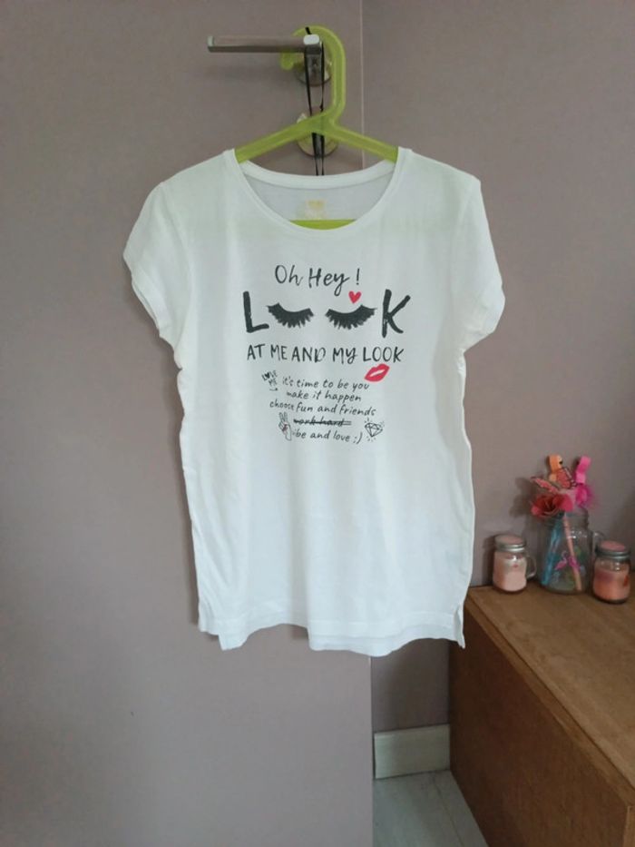 Tee-shirt à écriture taille 14 ans I love firefly